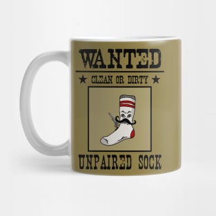 Wanted: Unpaired Sock Mug